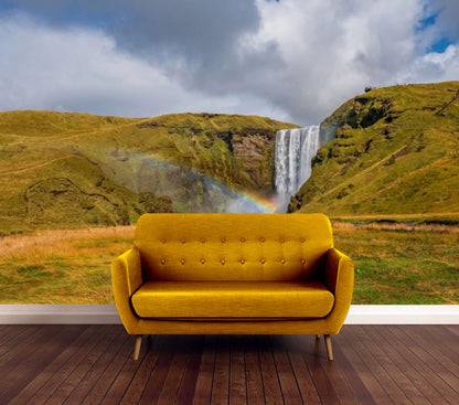 Wallpaper Murals Peel and Stick Removable Waterfall Landscape High Quality