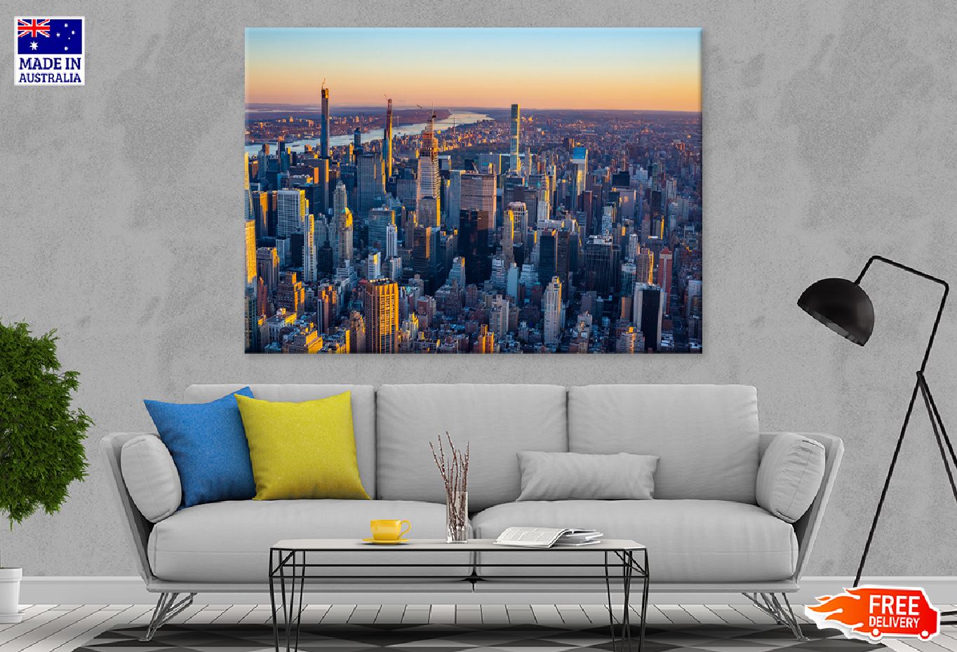 Midtown Manhattan View Photograph New York Print 100% Australian Made