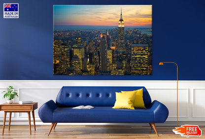 New York City with Skyscrapers Photograph Print 100% Australian Made