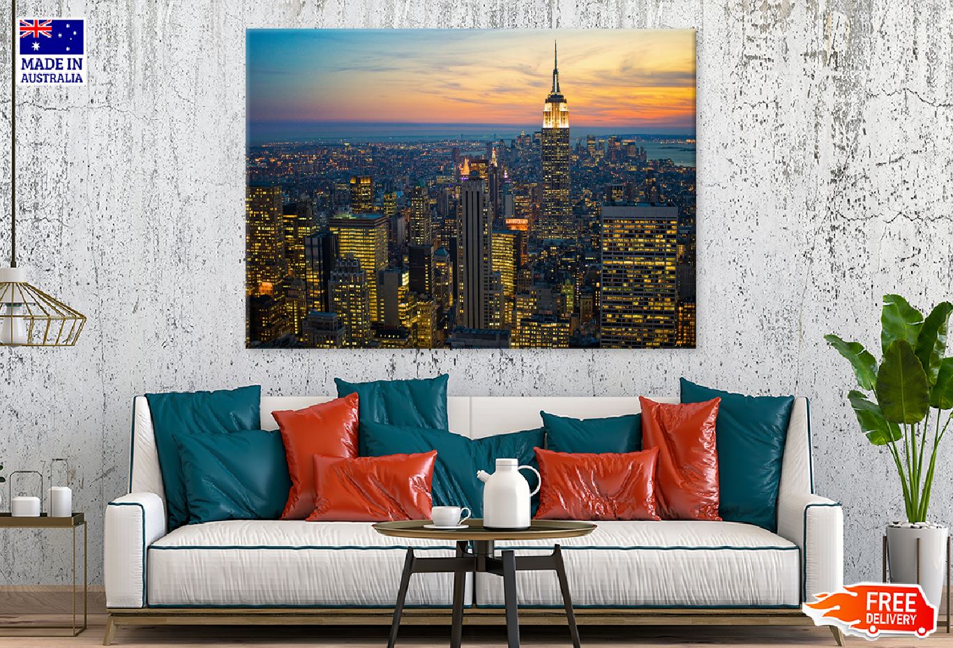 New York City with Skyscrapers Photograph Print 100% Australian Made