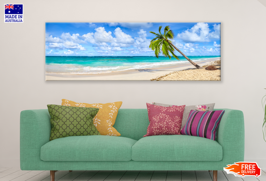 Panoramic Canvas Stunning Beach High Quality 100% Australian made wall Canvas Print ready to hang