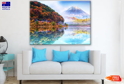 Stunning Beach with Island Photograph Print 100% Australian Made