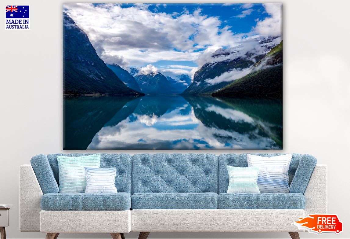 Lake & Mountain View Photograph Print 100% Australian Made