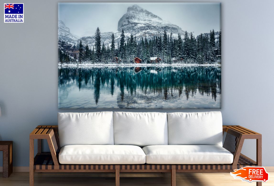 Stunning Snow Landscape View Photograph Print 100% Australian Made