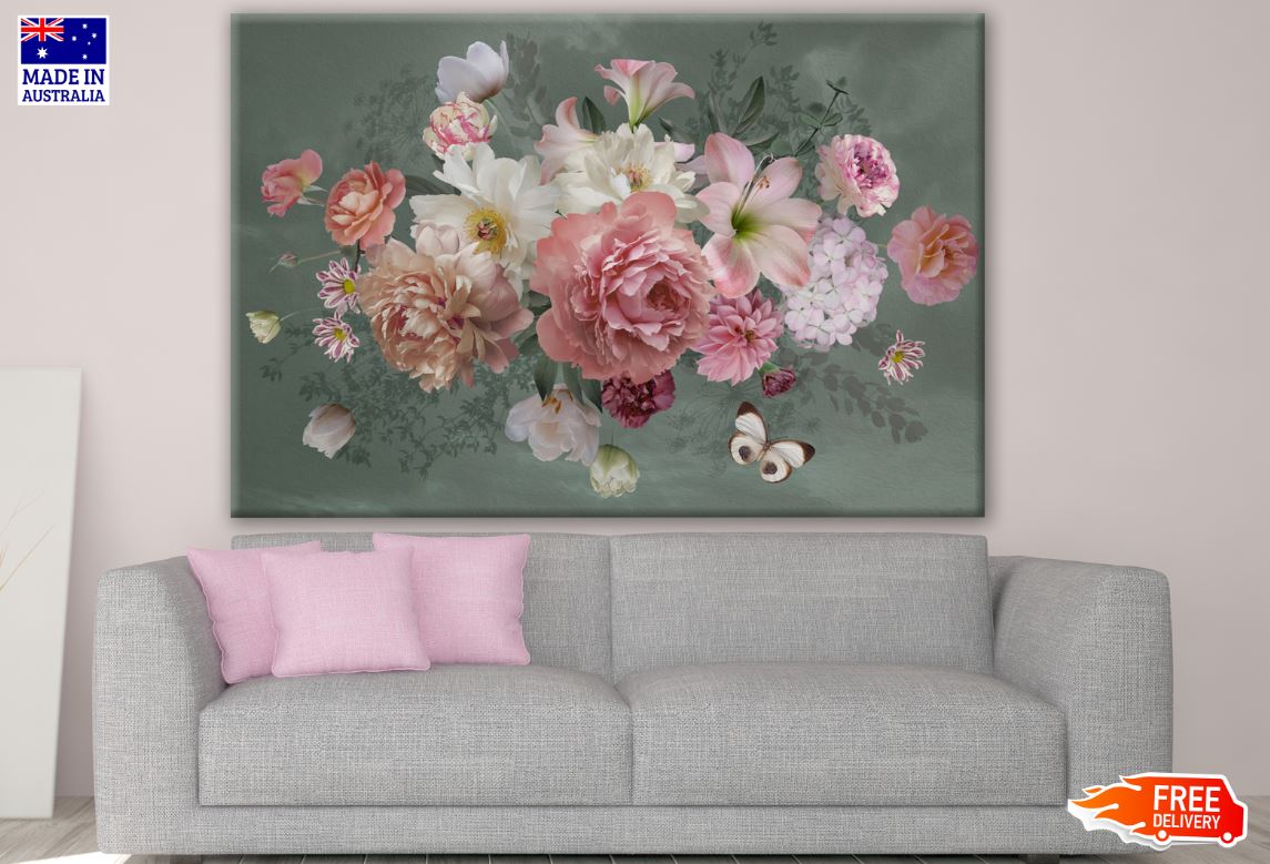 Floral Art Design Print 100% Australian Made