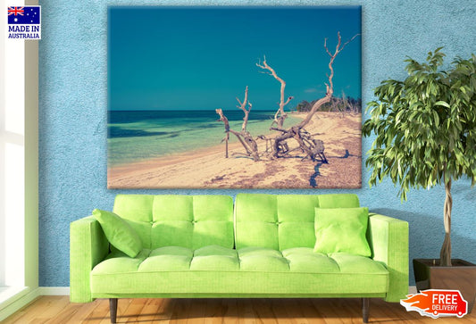 Stunning Blue Beach View Photograph Print 100% Australian Made