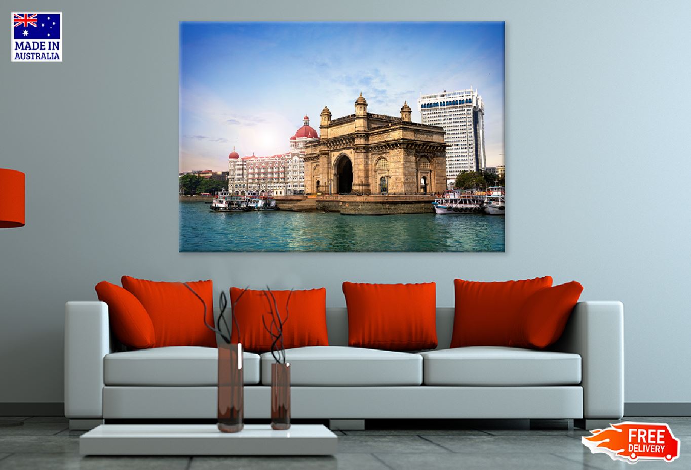 Mumbai City Gateway Photograph Print 100% Australian Made