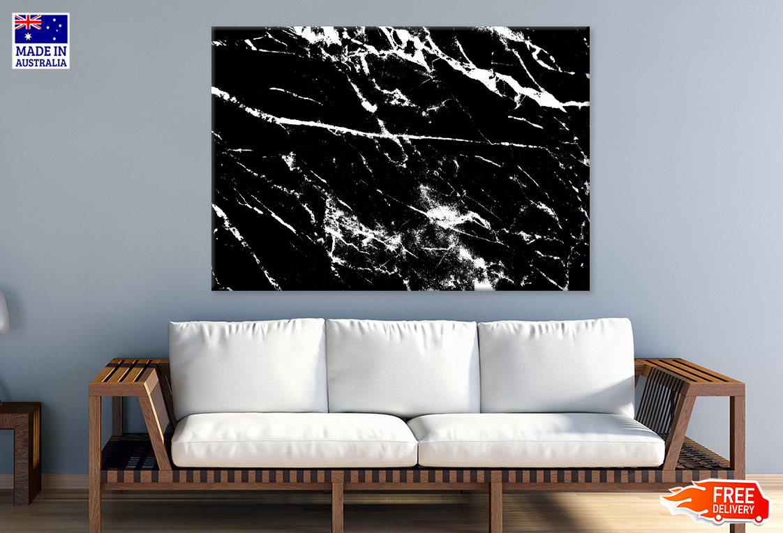 Black & White Abstract Design Print 100% Australian Made