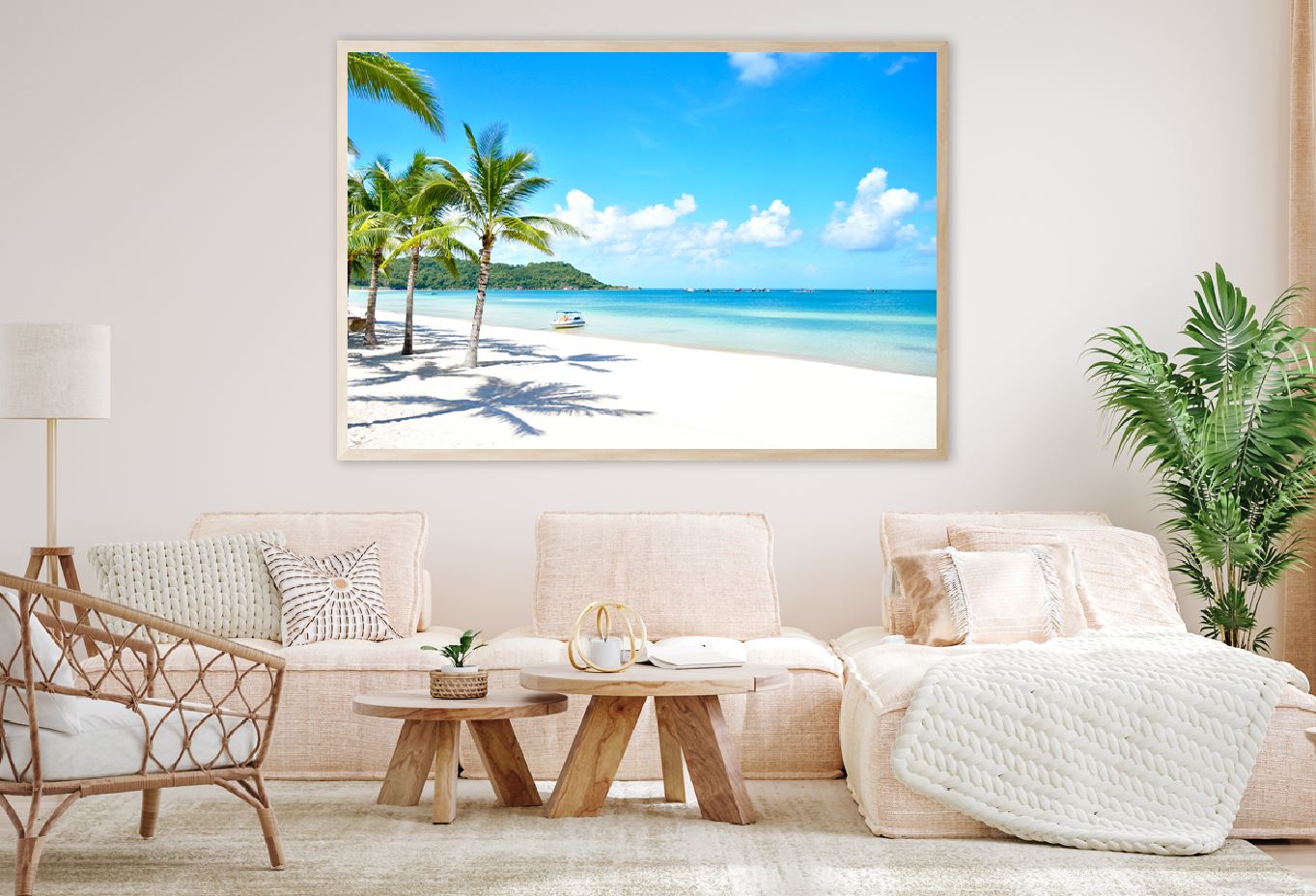 White Sandy Beach Phu Quy Island Photograph Home Decor Premium Quality Poster Print Choose Your Sizes