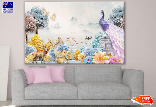 Stunning Animals & Nature Colourful Design Print 100% Australian Made