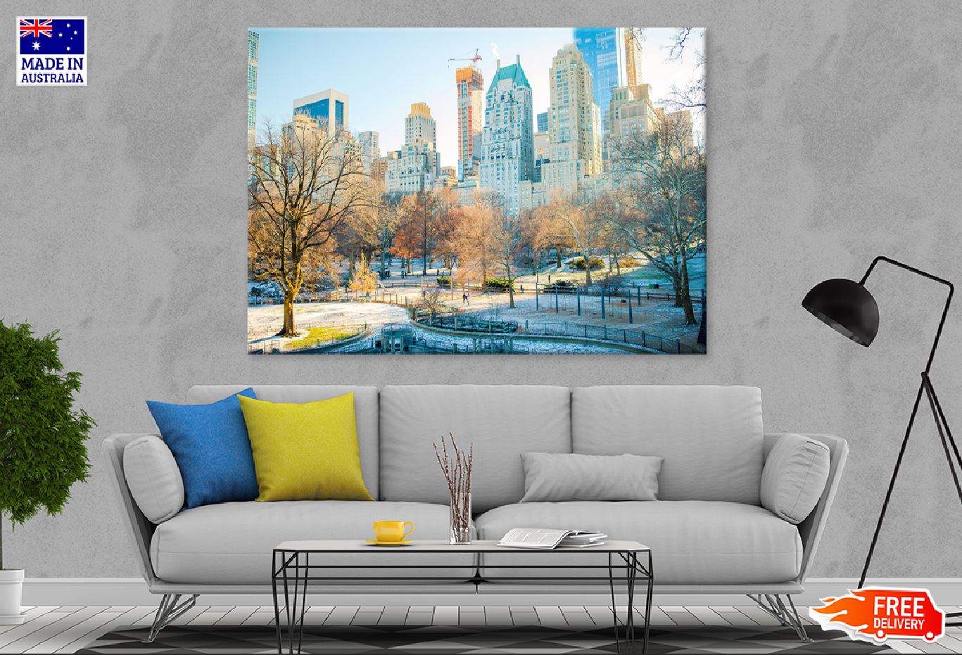 Central Park in Winter New York City Photograph Print 100% Australian Made