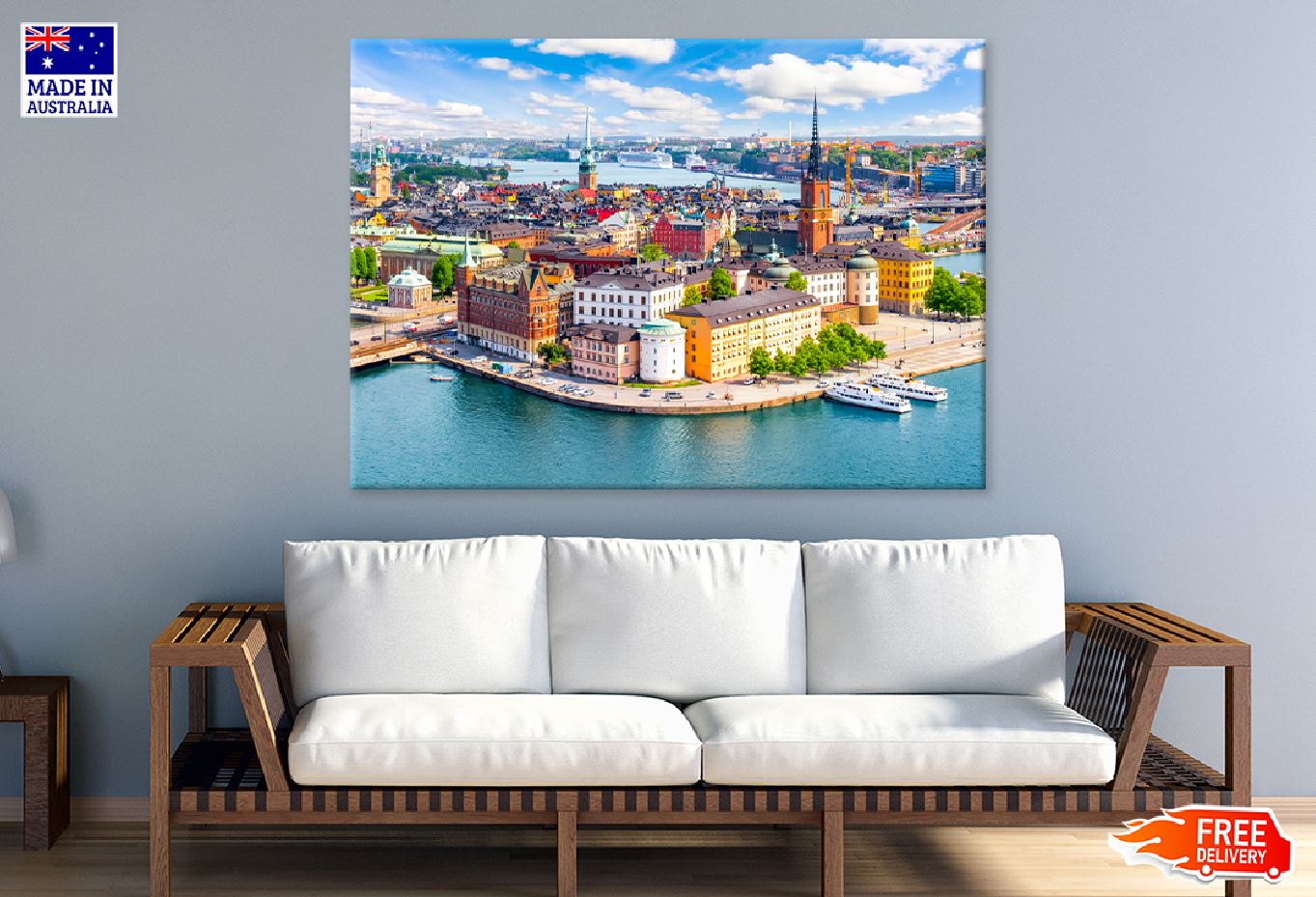 Stockholm Old Town View Photograph Sweden Print 100% Australian Made