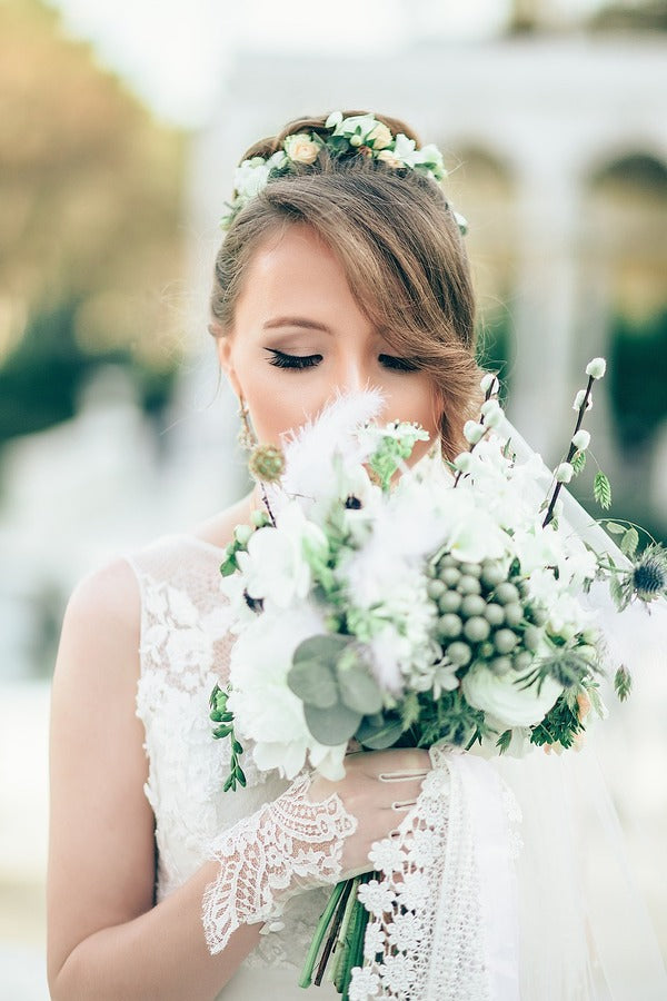 Woman with White Wedding Dress Photograph Print 100% Australian Made