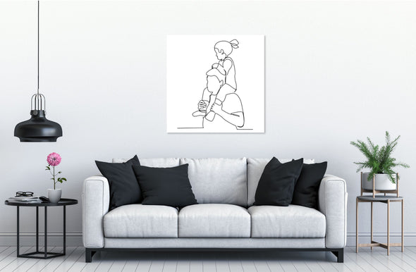 Line art Minimalist  Modern Print 100% Australian Made