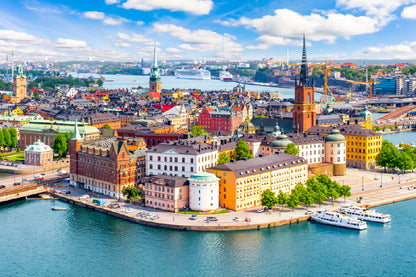 Stockholm Old Town View Photograph Sweden Print 100% Australian Made