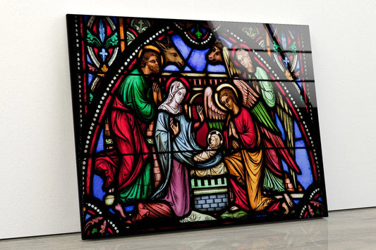 Jesus & Angel Glass Design Acrylic Glass Print Tempered Glass Wall Art 100% Made in Australia Ready to Hang