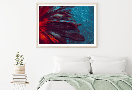 Colorful Feathers Photograph Home Decor Premium Quality Poster Print Choose Your Sizes