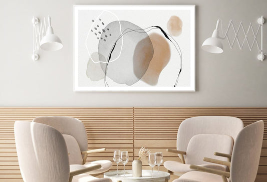 Colorful Shapes Abstract Painting Home Decor Premium Quality Poster Print Choose Your Sizes