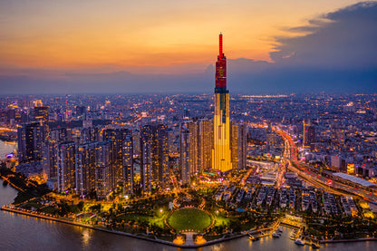 Ho Chi Minh City Tallest Building Photograph Print 100% Australian Made