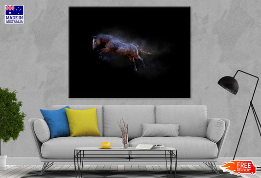 Horse on Dark Digital Photograph Print 100% Australian Made