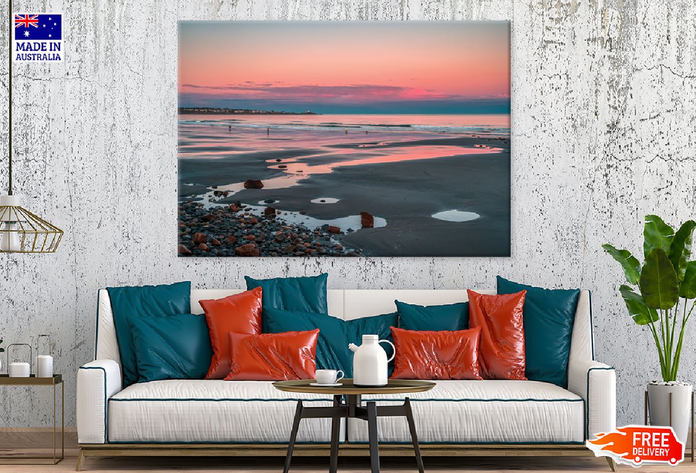 York Beach Sunset View Photograph Print 100% Australian Made