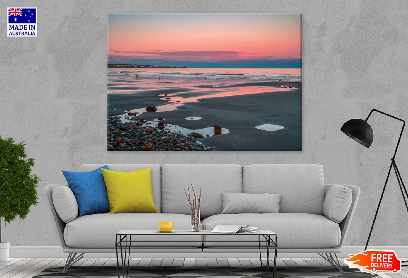 York Beach Sunset View Photograph Print 100% Australian Made