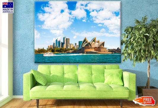 Opera House & City View Photograph Print 100% Australian Made