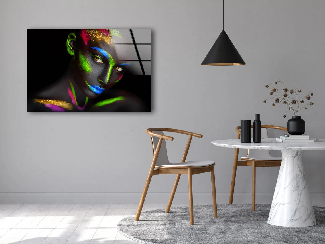 Fashion Girl with Makeup Photograph Acrylic Glass Print Tempered Glass Wall Art 100% Made in Australia Ready to Hang