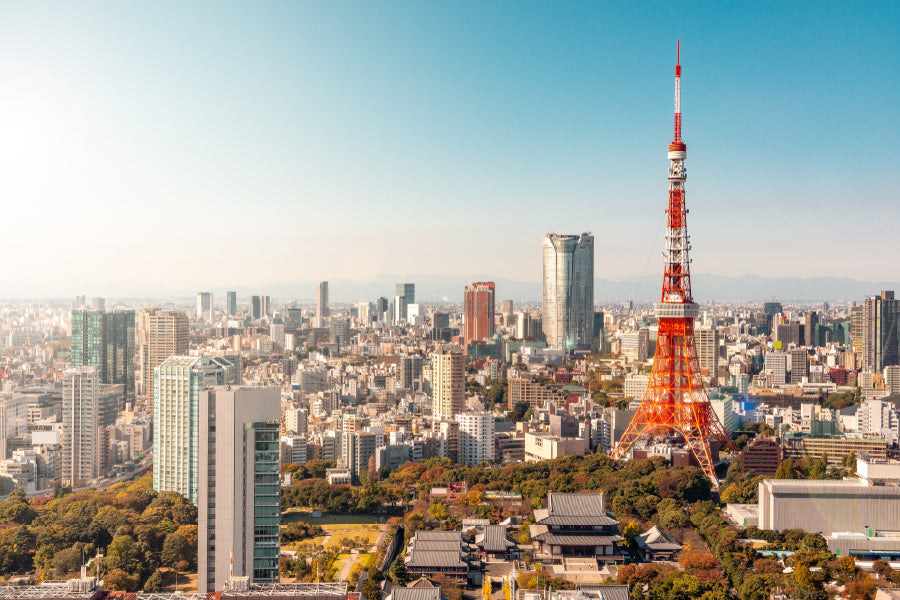 Tokyo Skyscraper City View Photograph Japan Print 100% Australian Made