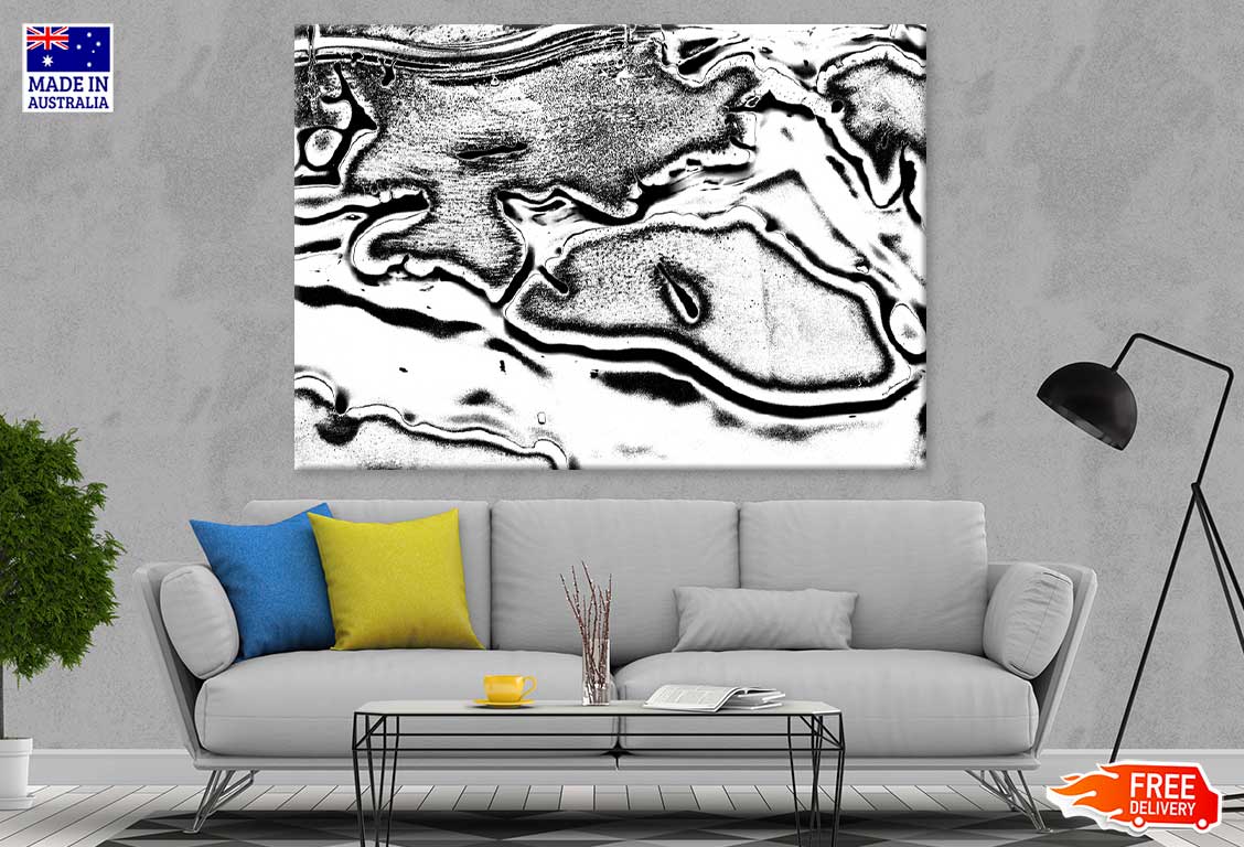 Abstract Pattern B&W Design Print 100% Australian Made