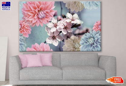 Floral Design Print 100% Australian Made