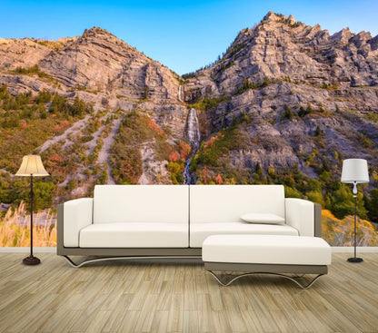 Wallpaper Murals Peel and Stick Removable Stunning Mountain View High Quality