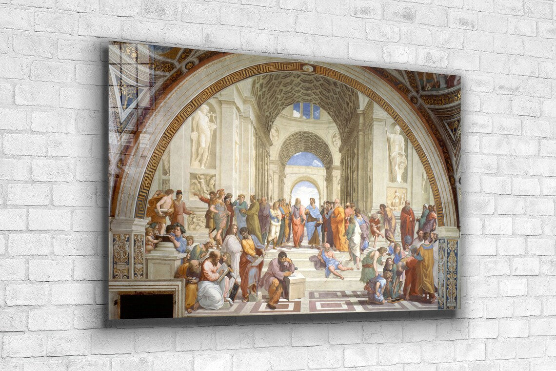 Athenian School Art Print Tempered Glass Wall Art 100% Made in Australia Ready to Hang