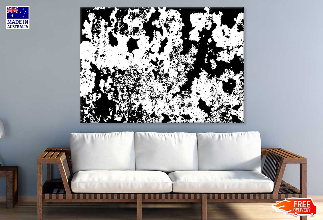 Abstract B&W Concrete Texture Design Print 100% Australian Made