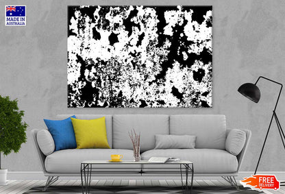 Abstract B&W Concrete Texture Design Print 100% Australian Made