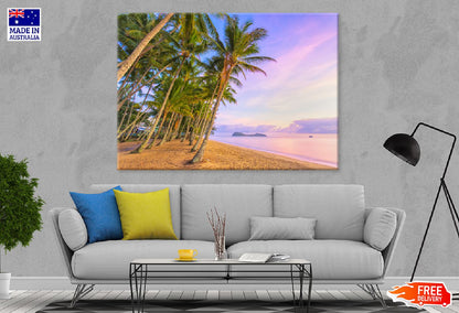 Palm Trees in Trinity Beach View Photograph Print 100% Australian Made