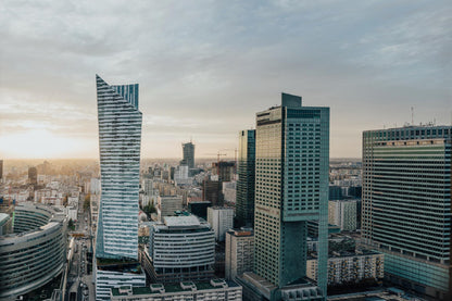 Warsaw City Buildings View Photograph Print 100% Australian Made