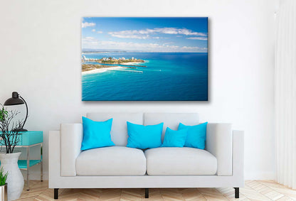 Bella Home Snapper Rocks & The Tweed River Print Canvas Ready to hang