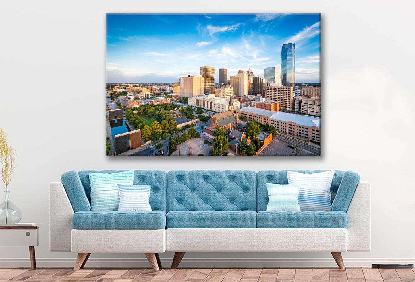 Bella Home Oklahoma City Photograph in USA Print Canvas Ready to hang