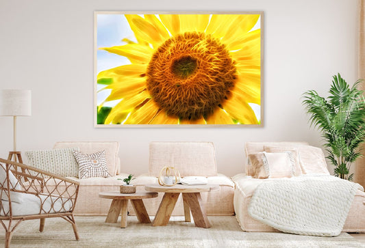 Sunflower Digital Art Design Home Decor Premium Quality Poster Print Choose Your Sizes