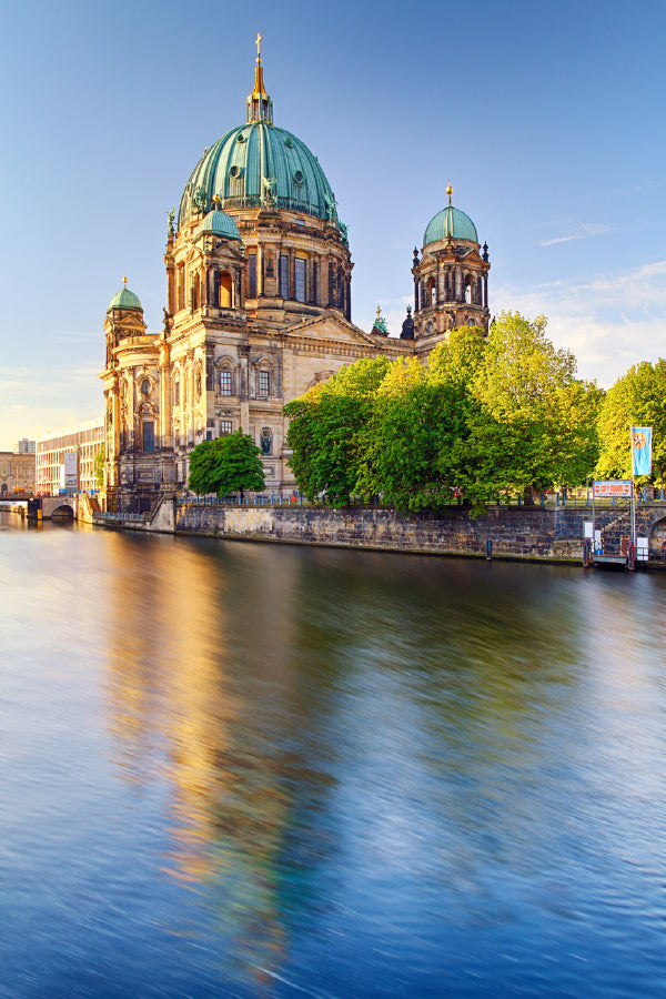 Berlin Cathedral Dome Lake View Photograph Print 100% Australian Made