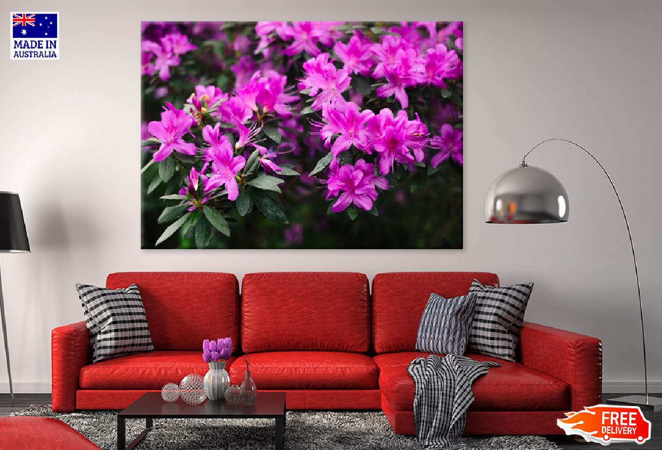 Rhododendron Plant Flowers View Photograph Print 100% Australian Made