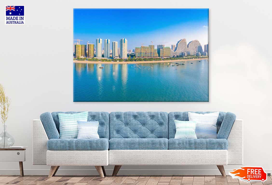 Coastal Cities of Beihai View China Print 100% Australian Made