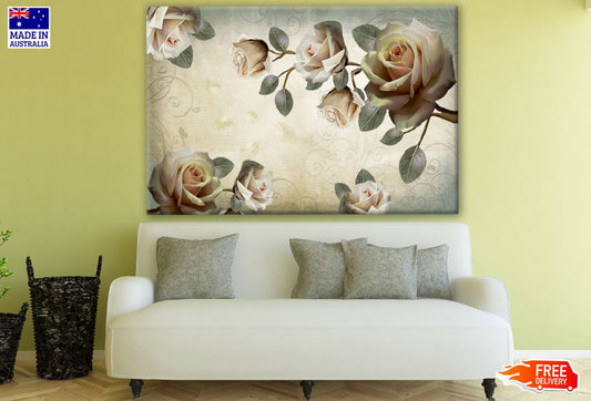 Floral Design Print 100% Australian Made