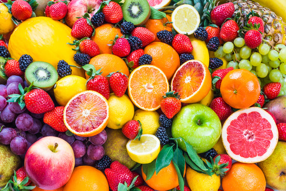 Fresh Colorful Fruits Closeup Photograph Print 100% Australian Made