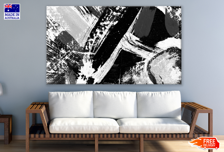 B&W Abstract Design Print 100% Australian Made