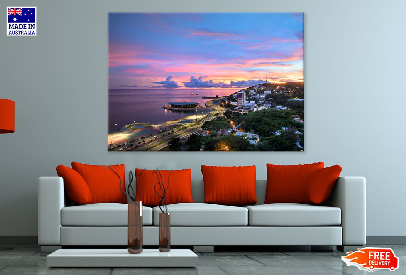 Ela Beach & Port Moresby View Photograph Print 100% Australian Made