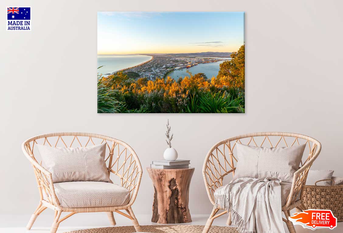Mount Maunganui & New Zealand City View Photograph Print 100% Australian Made