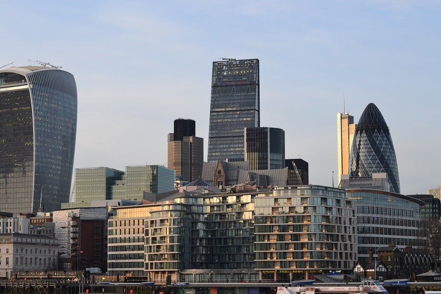 30 St Mary Axe Tower & Buildings Photograph, London Print 100% Australian Made