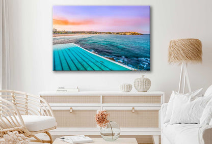 Bella Home Bondi Beach Icebergs Pool Sydney Print Canvas Ready to hang